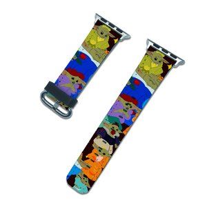 Star Wars Baby Yoda apple watch band series 7 6 5 SE 45 41 42 44 38 40 mm straps